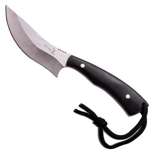 ELK Ridge ER-547 Satin Recurve Blade 7.6 Inch Fixed Knife