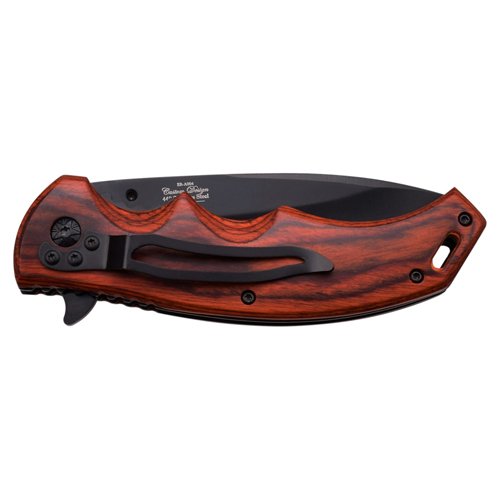 Elk Ridge Pakkawood Handle Folding Blade Knife