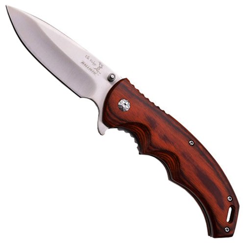 Elk Ridge Pakkawood Handle Folding Blade Knife