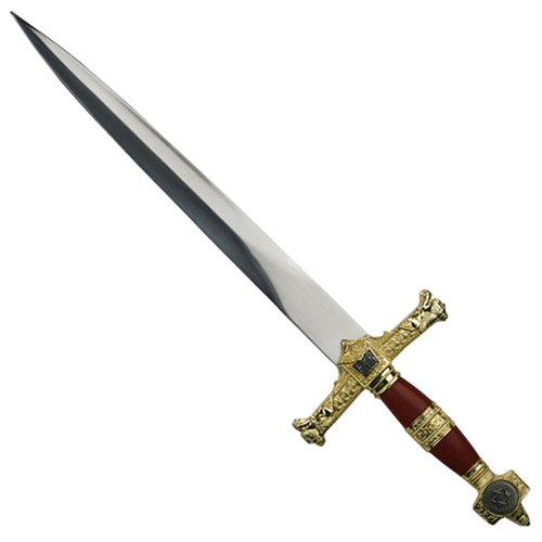 HK-024RD Red Handle King Solomon Short Medieval Sword