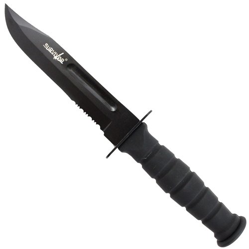 Survivor Fixed Blade Knife Serrated Edge