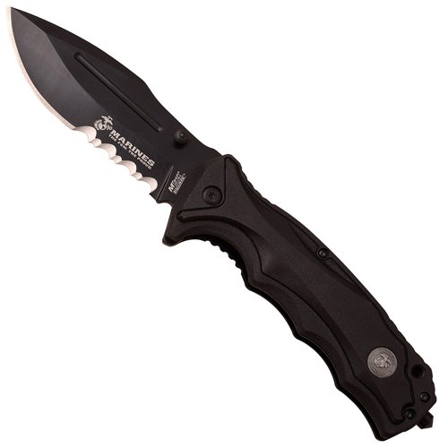 MTech USA Marines 5 Inch Double Injection Molded Handle Folding Knife