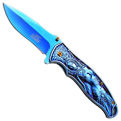 Masters Collection A019 Titanium Coated Folding Knife