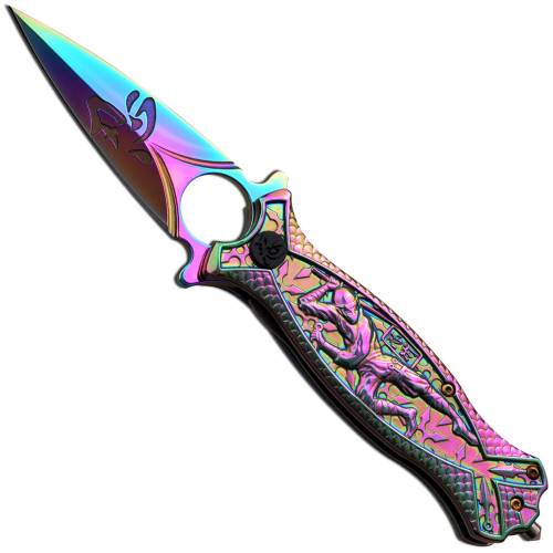 Folding Knife - Handle w/ Sculpted Ninja