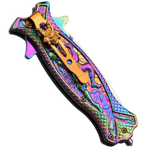 Folding Knife - Handle w/ Sculpted Ninja