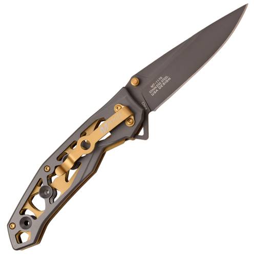 MTech Folding Knife w/ Gold Liner