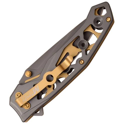 MTech Folding Knife w/ Gold Liner
