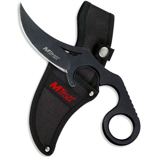 Mtech USA Fixed Blade Knife - Stainless Steel Handle