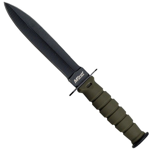 MTech USA Stainless Steel Blade Fixed Knife w/ Nylon Fiber Sheath
