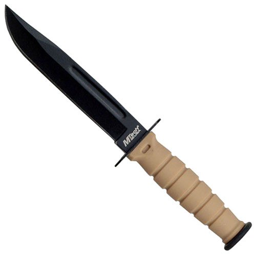 MTech USA Stainless Steel Blade Fixed Knife w/ Nylon Fiber Sheath