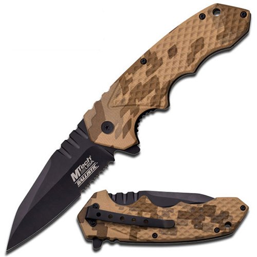 Mtech USA Folding Knife - Desert Camo Handle