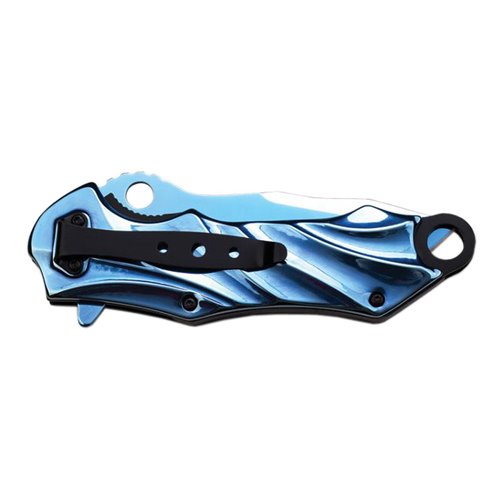 MTech USA A888 Stainless Steel Handle Folding Knife