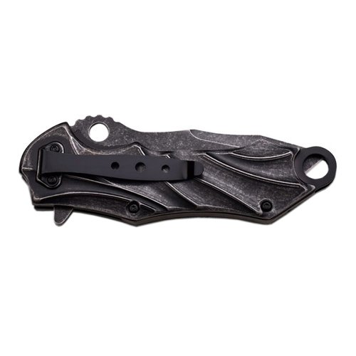 MTech USA A888 Stainless Steel Handle Folding Knife