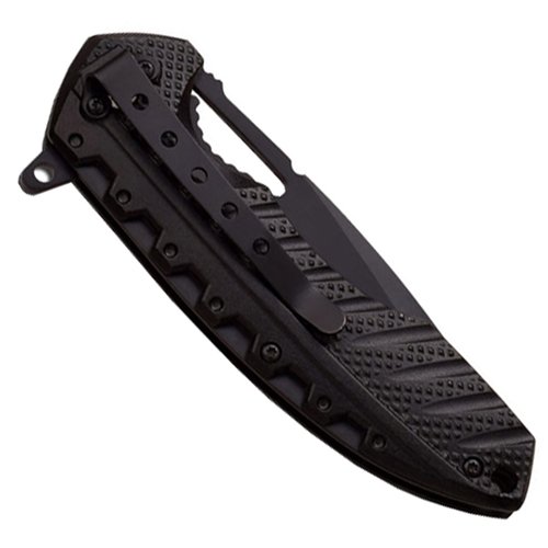 MTech USA Drop Point Folding Blade Knife - Black