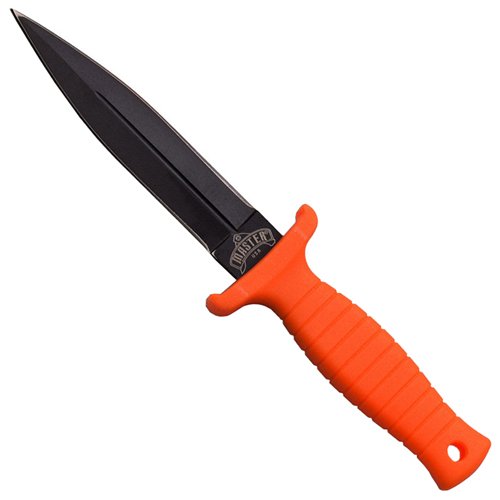 Master USA Black ABS Handle Fixed Blade Knife