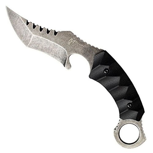 Mtech Xtreme Stonewash Tanto Fixed Blade Knife