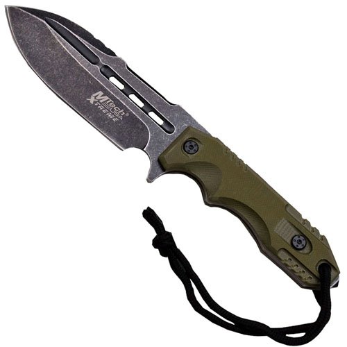 Mtech Xtreme Fixed Blade Knife - Army Green Handle