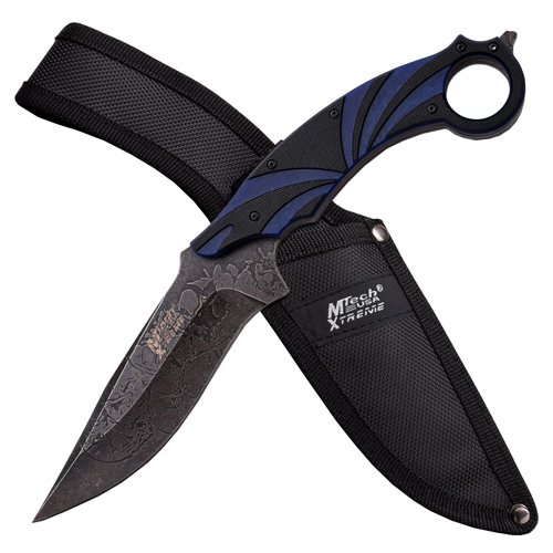 MTech USA Xtreme Stainless Steel Blade Fixed Knife With Nylon Sheath