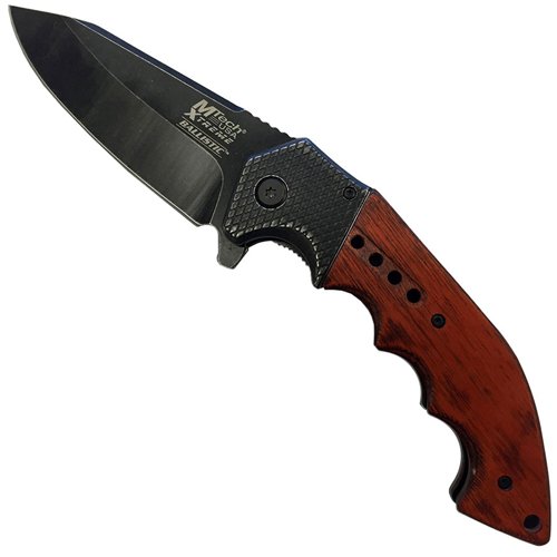 MTech USA Xtreme Black And Stonewash Blade Folding Knife