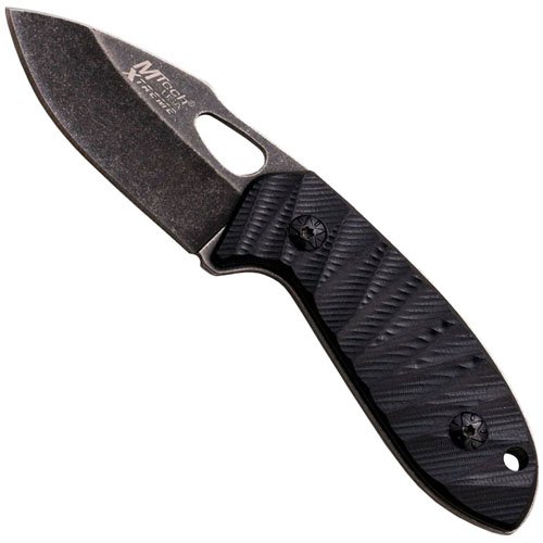 Mtech USA Xtreme 6.1 Inch Black Fixed Blade Knife