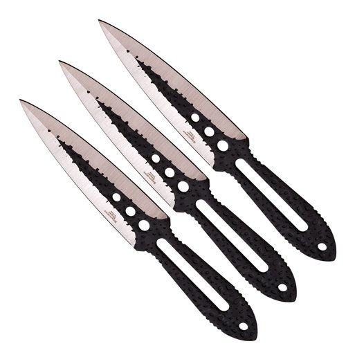 Perfect Point Stainless Steel Handle Throwing Knife Set