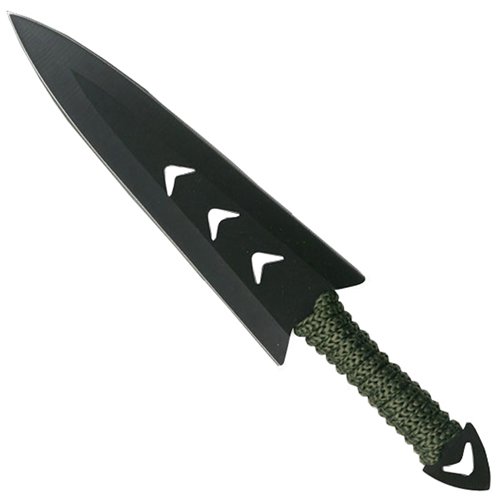 Perfect Point Black Blade 6.5 Inch 6 Piece Set Throwing Knife
