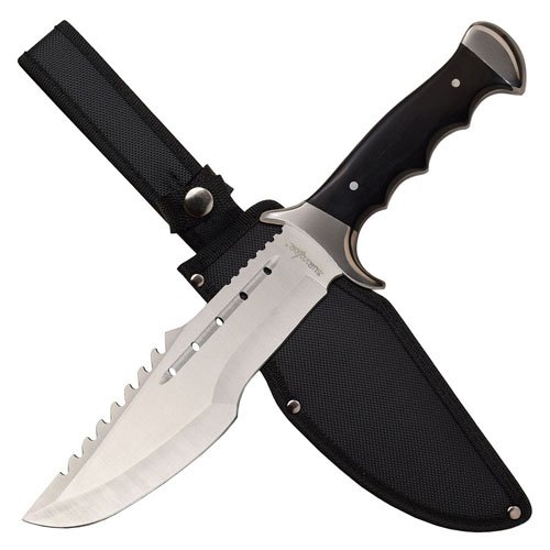Survivor FIX008BK Pakkawood Handle Fixed Blade Knife