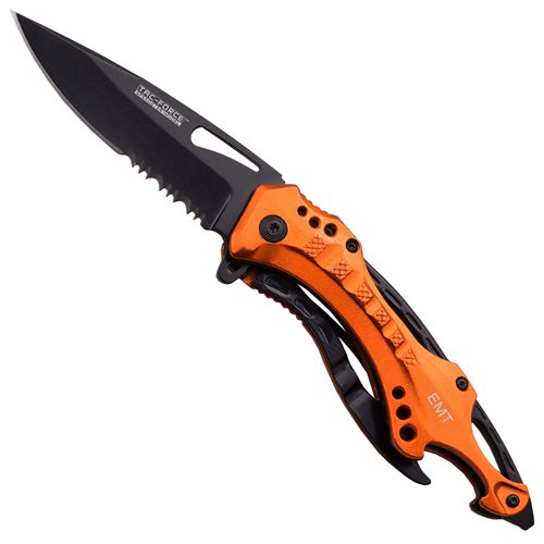Tac-Force Half Serrated Blade Folding Knife