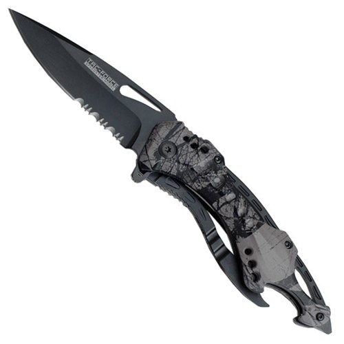 Tac-Force Half Serrated Blade Folding Knife