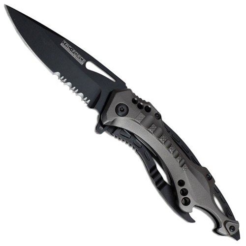 Tac-Force Half Serrated Blade Folding Knife