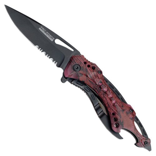 Tac-Force Half Serrated Blade Folding Knife