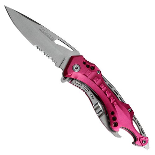 Tac-Force Half Serrated Blade Folding Knife
