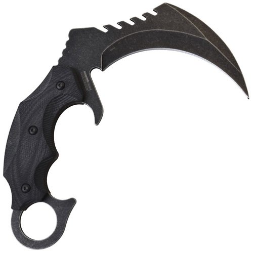 Tac-Force TF-FIX016BK Fixed Blade Knife 5 inch Hawkbill Fine Edge Blade
