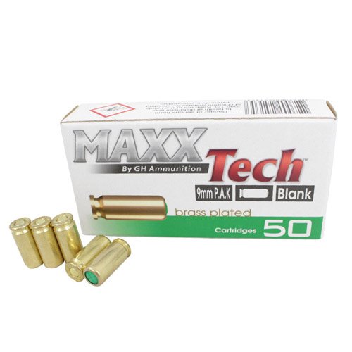 ROHM PA 9mm Blank Ammo - 50pc