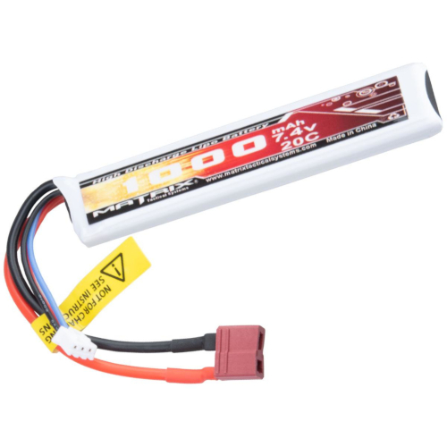 7.4V Stick LiPo Deans Battery 1000mAh