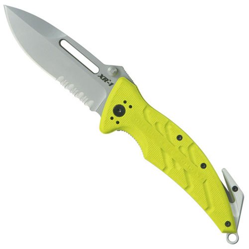 OKC Extreme Rescue Folding Knife - Green Handle
