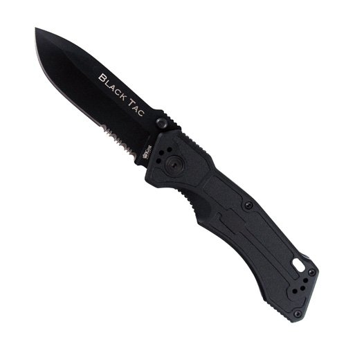 OKC King Cutlery Black TAC Folding Knife
