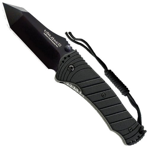 OKC Utilitac-II Black Tanto Folding Knife

