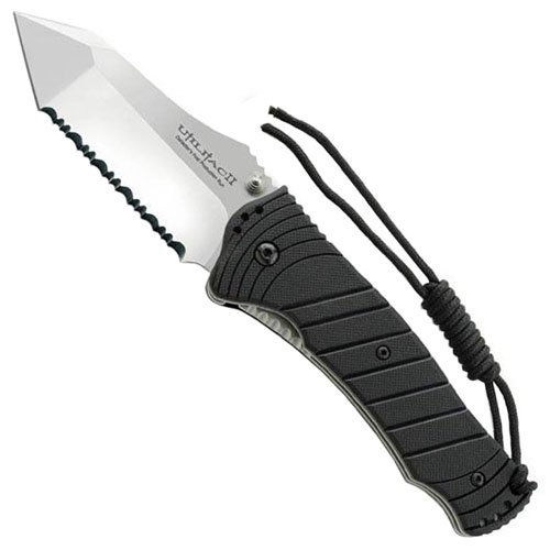 JPT 4S Tanto Black Square Handle Knife