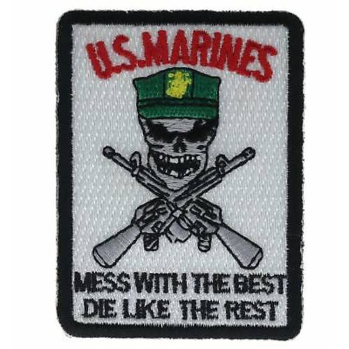 US Marines Corps Patch - Mess With The Best Patch