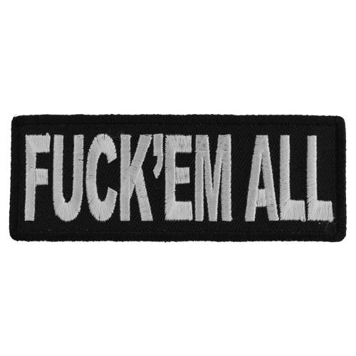 Cheap Place Patch Fuck'em All Naughty