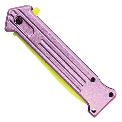 Steel 8'' Pouch Knife with Volt Green Blade