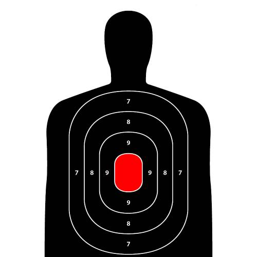 Purchase 12x18 Inch Silhouette Target 8 Pack | Gorillasurplus.ca