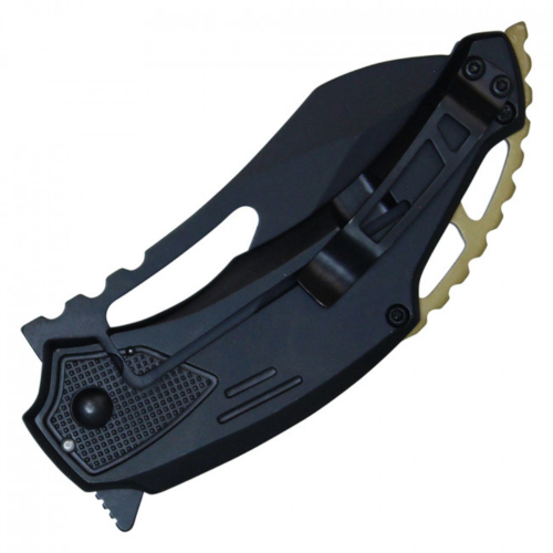Wartech 7.5'' Assisted Folding Knife w/ Lanyard Hole