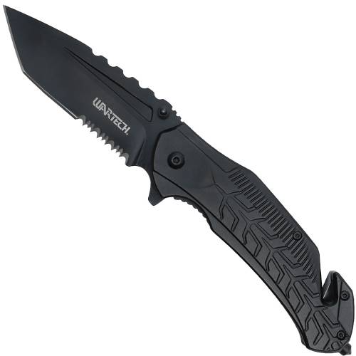 Wartech Slim Flip Knife with Glass Breaker