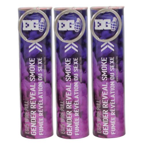 Micro Smoke Gender Reveal Pack of 3