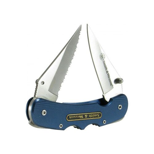 Smith & Wesson Cuttin Horse Black Double Knife