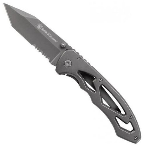Smith & Wesson Frame Lock Stainless Steel Folding Blade Knife