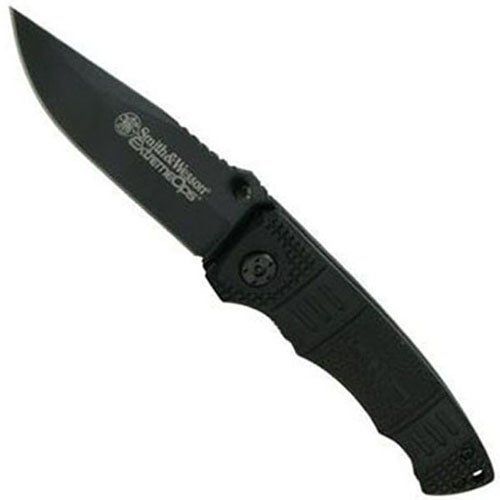 Smith & Wesson Extreme Ops. Drop Point Notched Blade Knife
