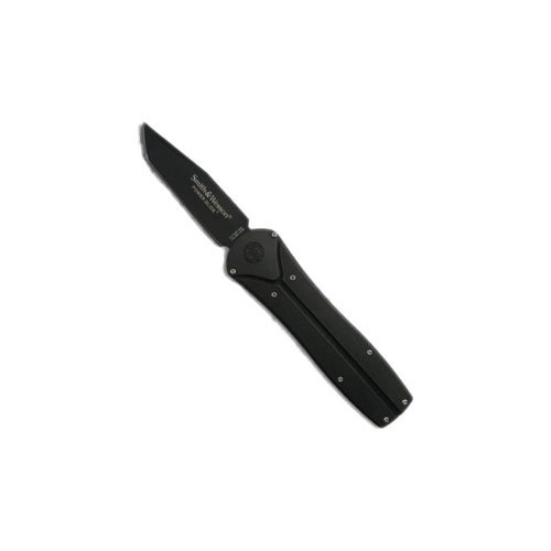 Smith & Wesson SW-SWPGBT 4.8 Inches Plain black tanto Aluminum Handle blade